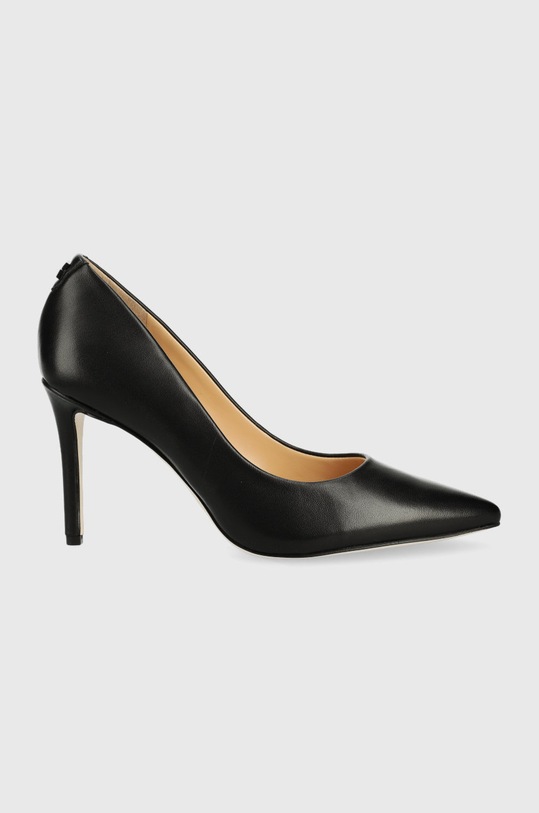 Guess szpilki skórzane PIERA szpilka czarny FL5PIE.LEA08.BLACK