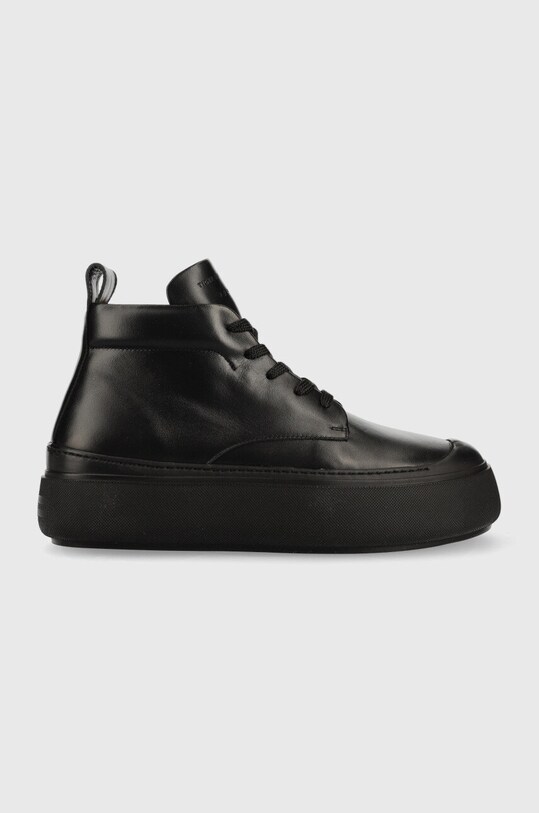 Tiger Of Sweden sneakers in pelle Buffe platform nero S69506010.050