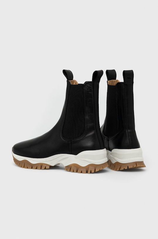 Obuwie Tiger Of Sweden sztyblety skórzane Saltisia S71133004.050 czarny