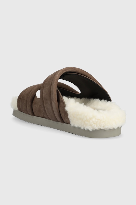 Obuv Semišové papuče Patrizia Pepe 8X0033.L033.B744 hnedá