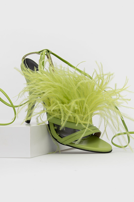 Boty Lodičky Patrizia Pepe 8X0034.L044.G532 zelená