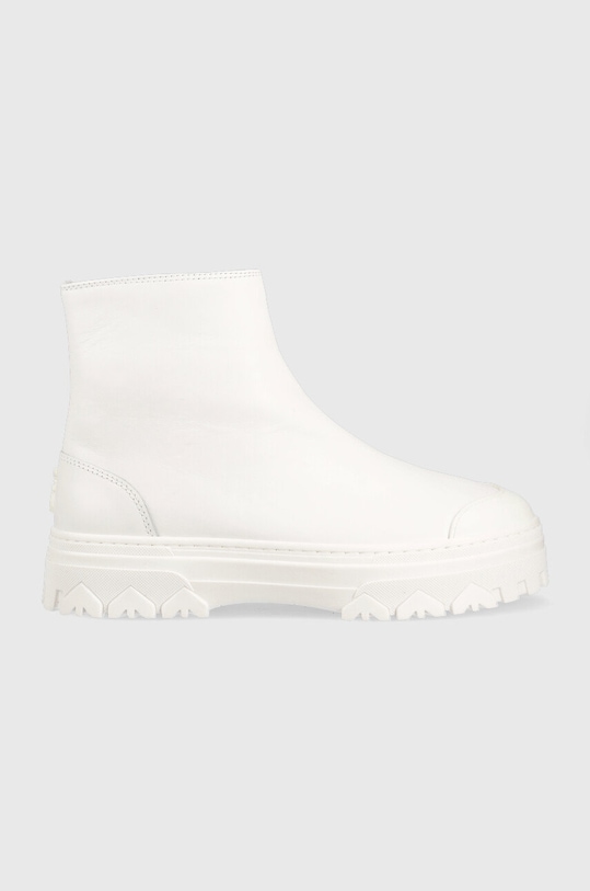 Patrizia Pepe stivaletti alla caviglia in pelle non isolato bianco 8Y0016.L011.W338
