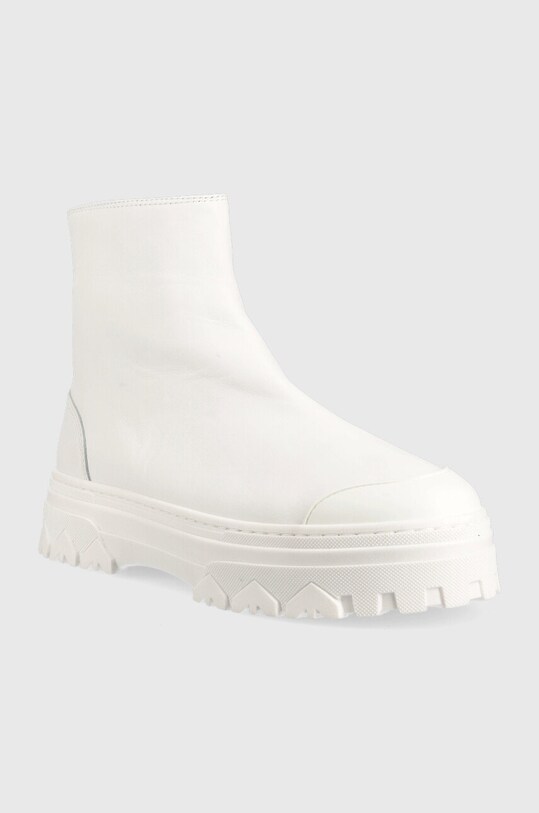 Кожаные полусапожки Patrizia Pepe 8Y0016.L011.W338 белый AW22