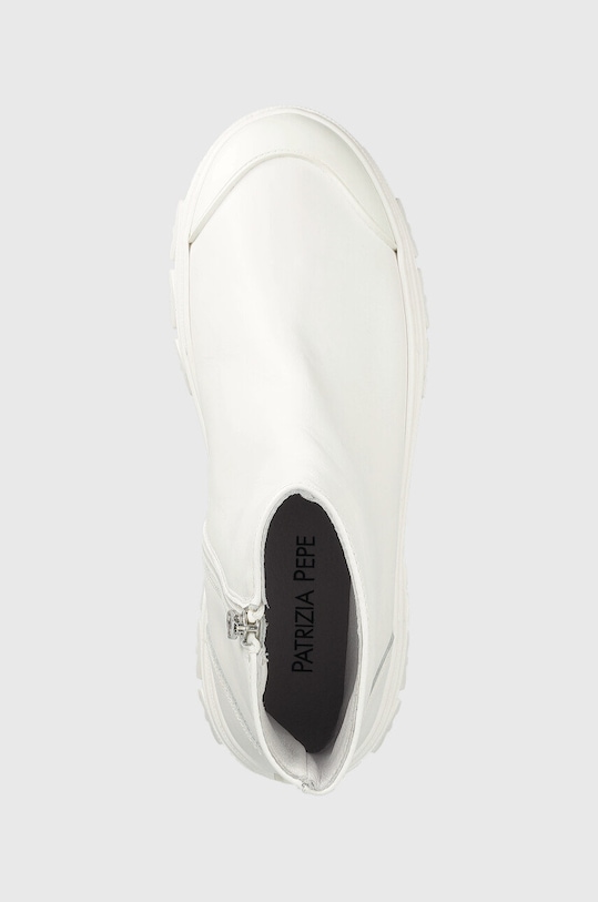 Patrizia Pepe stivaletti alla caviglia in pelle bianco 8Y0016.L011.W338