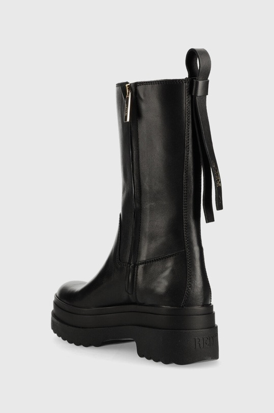 Obuwie Red Valentino botki skórzane 1Q0S0G11DMH.0NO czarny