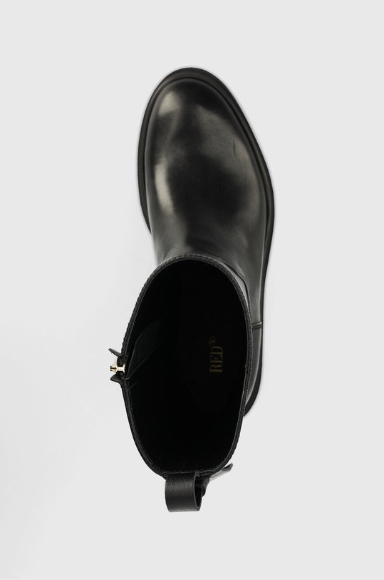 Red Valentino botki skórzane czarny 1Q0S0G11DMH.0NO