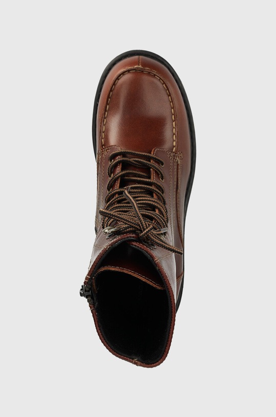 Kožne čizme Vagabond Shoemakers bordo 5455.101.49