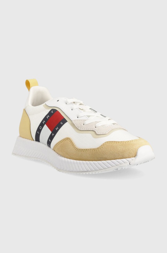 Tommy Jeans sneakers Track Cleat EN0EN01850.ZFE alb AW22