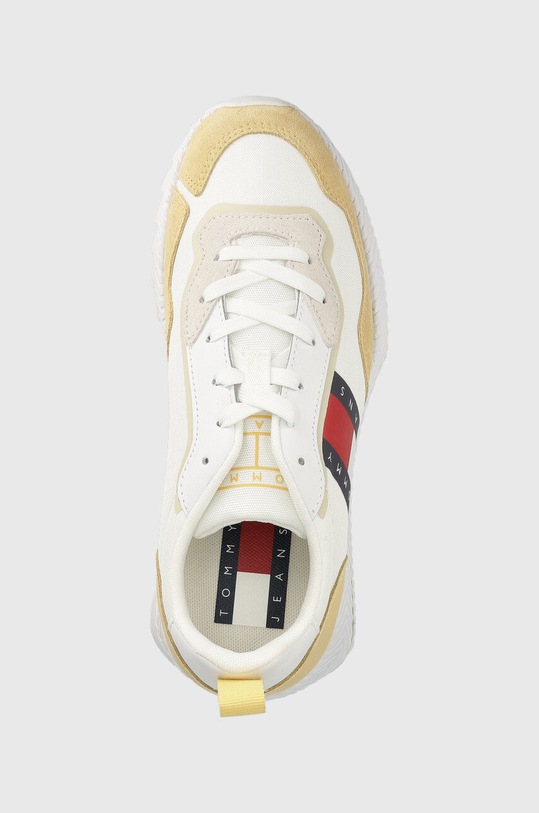 Tommy Jeans sneakers Track Cleat alb EN0EN01850.ZFE