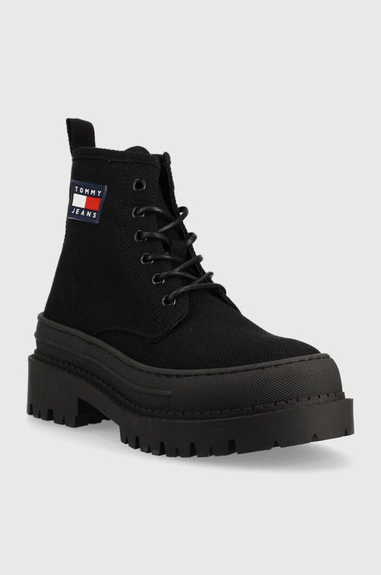 Tommy Jeans workery Foxing Boot EN0EN01903.BDS czarny AW22