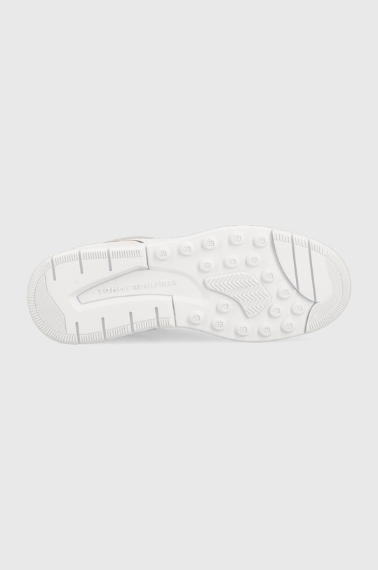 Tommy Hilfiger sneakersy skórzane Low Cut Basket FW0FW06524.YBR biały