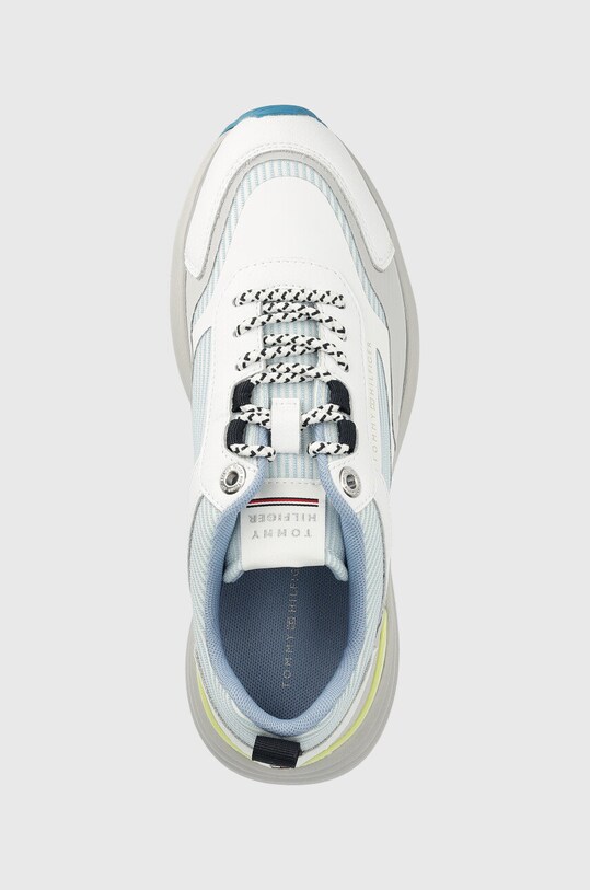 Tommy Hilfiger sneakersy Feminine Material Mix Runner niebieski FW0FW06593.C1O