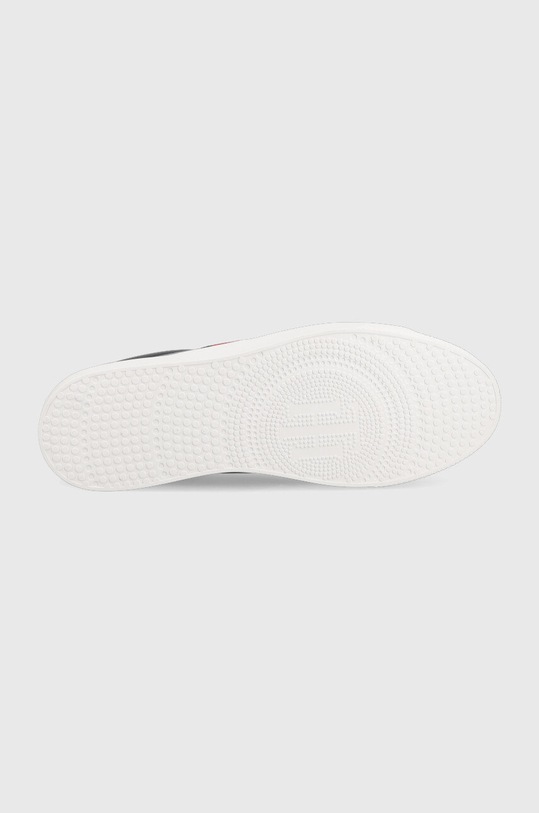 Tommy Hilfiger sneakersy skórzane Corporate Tommy Cupsole FW0FW06605.DW5 granatowy