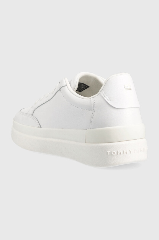 Obuwie Tommy Hilfiger sneakersy TH Signature Leather FW0FW06665.YBR biały