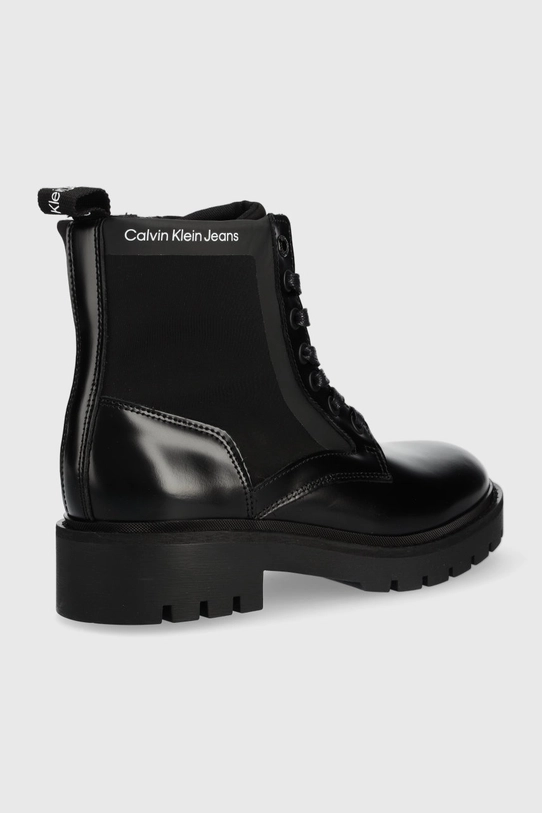 Farmářky Calvin Klein Jeans Military Boot YW0YW00673.BDS černá AW22