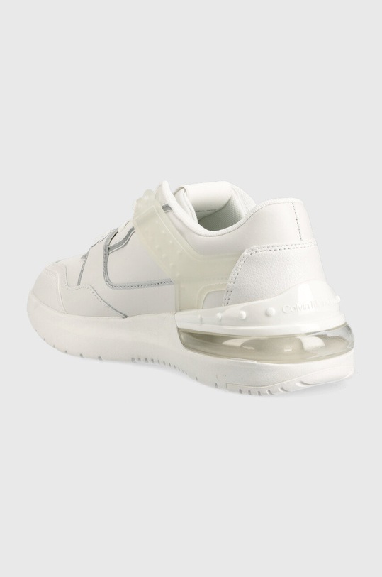 Boty Kožené sneakers boty Calvin Klein Jeans Sporty Runner Comfair Laceup YW0YW00696.YAF bílá
