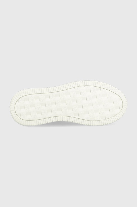 Calvin Klein Jeans sneakersy skórzane Chunky Cupsole Laceup Low YW0YW00807.0GD YW0YW00807.0GD beżowy