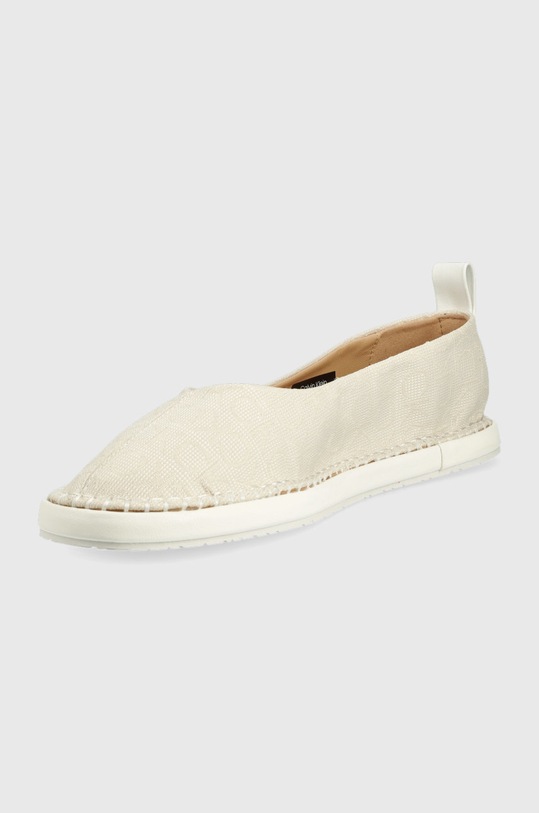 Obuwie Calvin Klein espadryle Espadrille HW0HW01142.0K7 beżowy