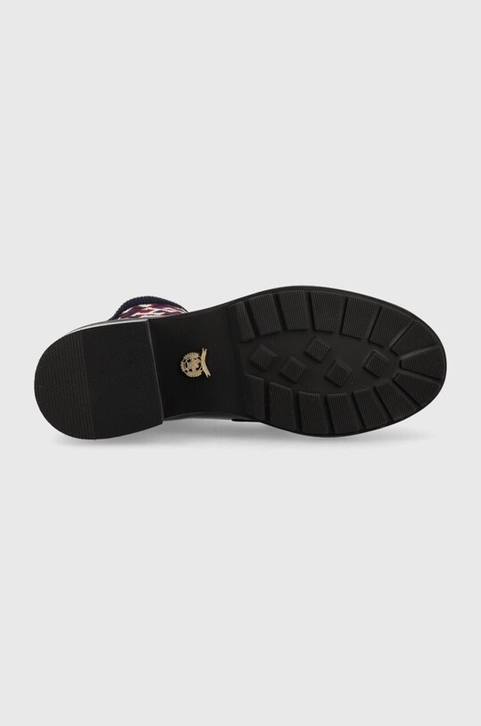 Tommy Hilfiger botki skórzane FW0FW06823.DW5 granatowy