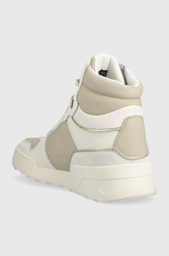 Boty Kožené sneakers boty Tommy Hilfiger High Cut Basket Sneaker Se FW0FW06809.ACI béžová