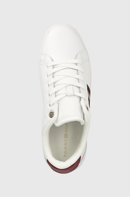 Kožené sneakers boty Tommy Hilfiger bílá FW0FW06803.YBR