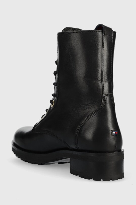 Взуття Шкіряні черевики Tommy Hilfiger Th Essentials Biker Boot FW0FW06800.BDS чорний