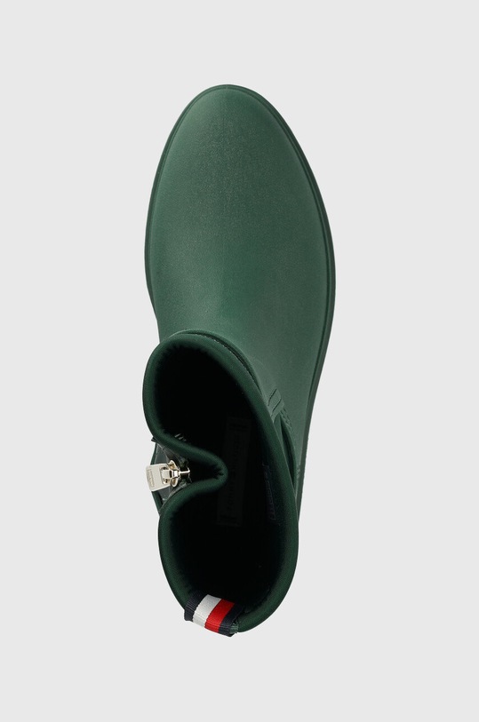 Гумени ботуши Tommy Hilfiger Rain Boot Ankle зелен FW0FW06775.MBP