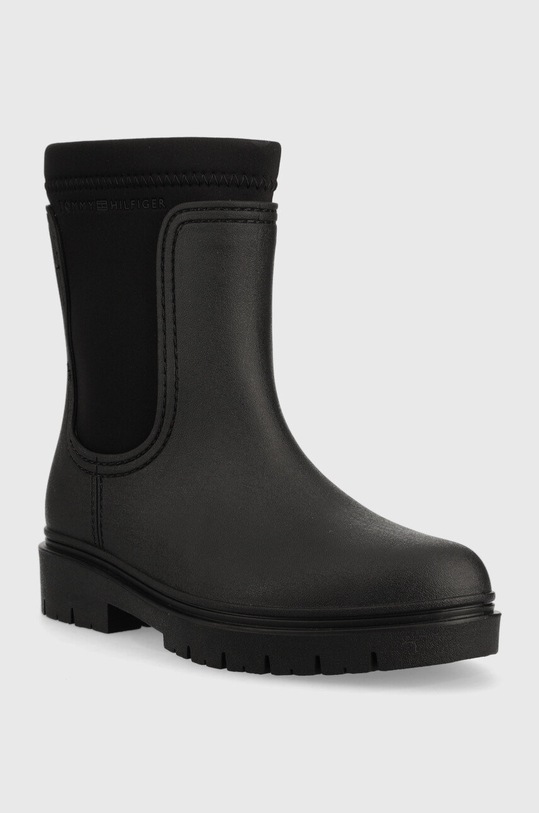 Tommy Hilfiger kalosze Rain Boot Ankle FW0FW06775.BDS czarny AW22