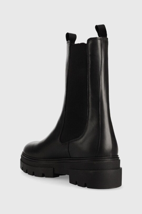Обувь Кожаные полусапоги Tommy Hilfiger Monochromatic Chelsea Boot FW0FW06730.BDS чёрный