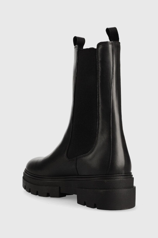 Încălțăminte Tommy Hilfiger ghete chelsea de piele Monochromatic Chelsea Boot FW0FW06730.BDS negru