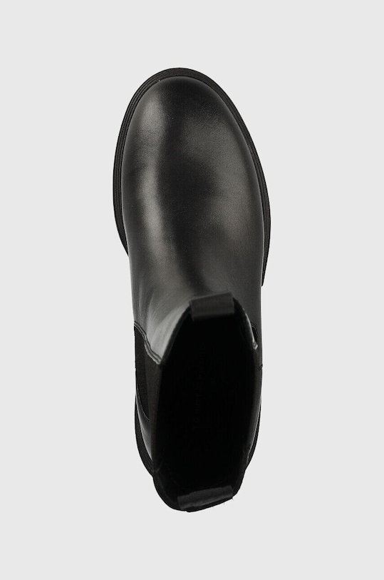 Tommy Hilfiger ghete chelsea de piele Monochromatic Chelsea Boot negru FW0FW06730.BDS