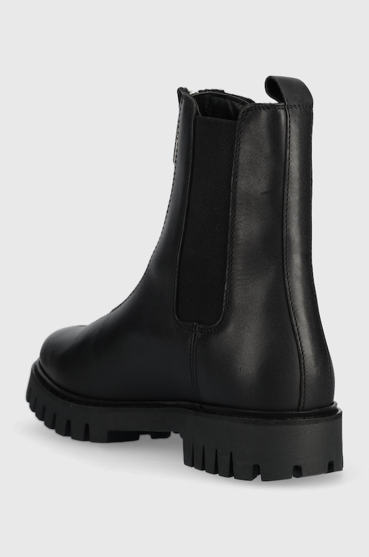 Cipők Tommy Hilfiger bőr bokacsizma Zip Boot FW0FW06727.BDS fekete