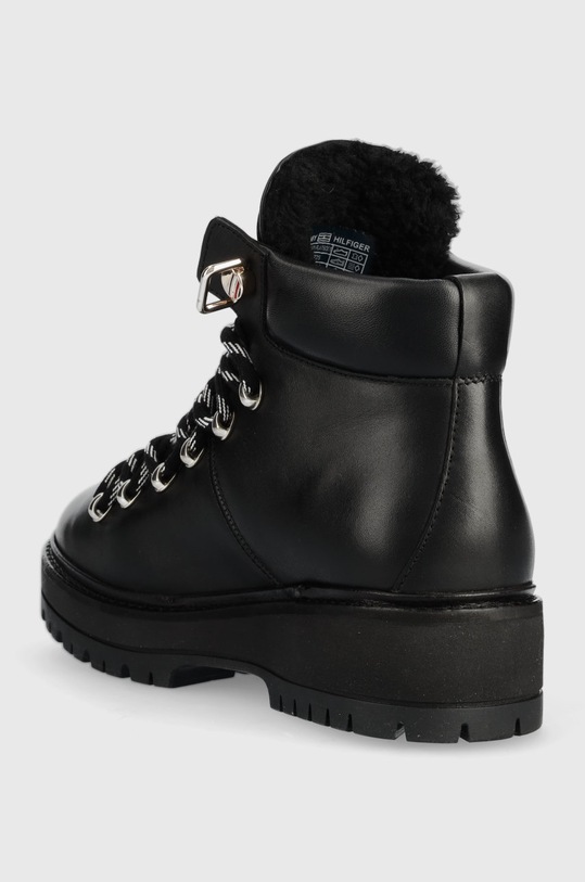 Obuv Členkové topánky Tommy Hilfiger Leather Outdoor Flat Boot FW0FW06725.BDS čierna
