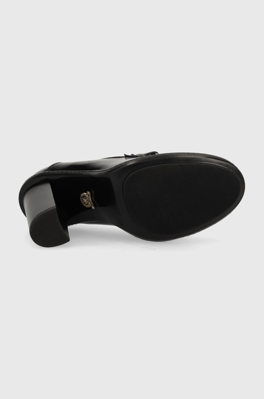 Tommy Hilfiger czółenka skórzane Tommy Twist High Heel Loafer FW0FW06692.BDS czarny