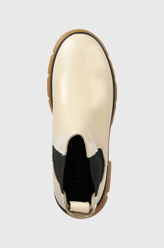 Tommy Hilfiger ghete chelsea de piele Preppy Outdoor Low Boot bej FW0FW06649.ACI