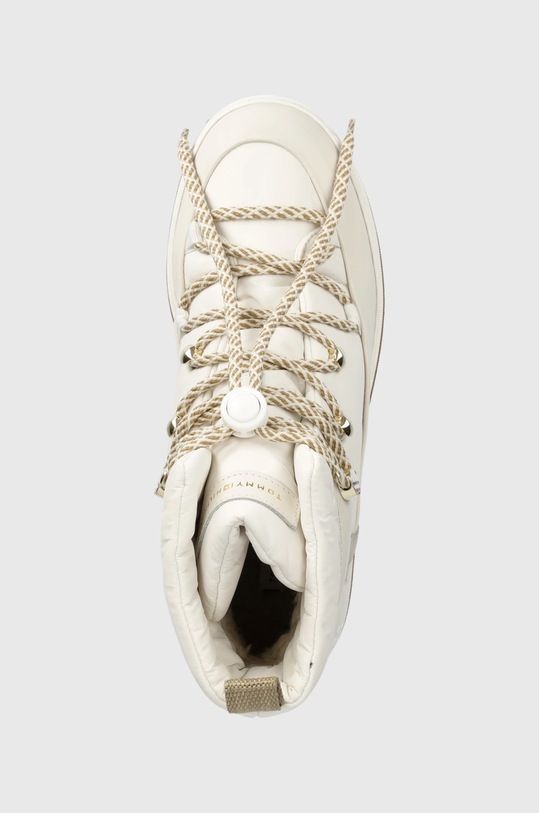 Boty Tommy Hilfiger Laced Outdoor Boot bílá FW0FW06610.YBL