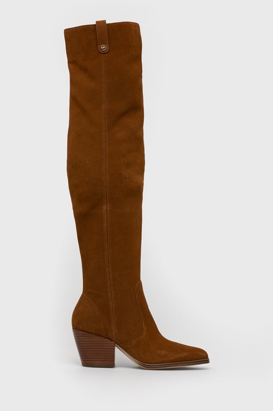 MICHAEL Michael Kors cizme din piele intoarsa Harlow 5-8 cm maro 40T2HLMB5S.230