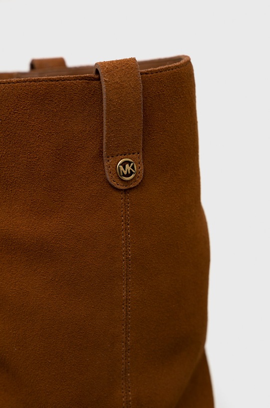 MICHAEL Michael Kors cizme din piele intoarsa Harlow 40T2HLMB5S.230 maro