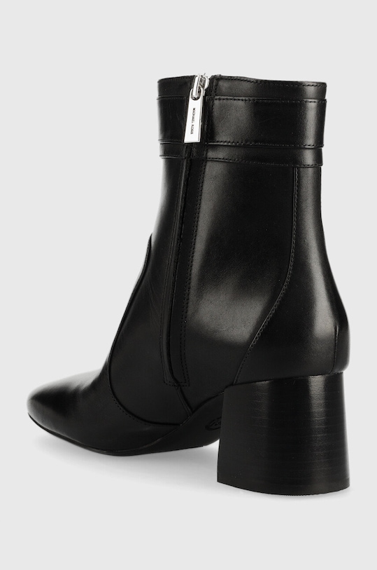 Boty Kožené kotníkové boty MICHAEL Michael Kors Padma 40T2PDME5L.001 černá