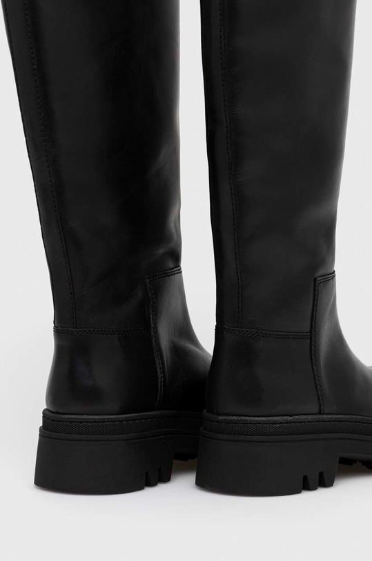 Obuwie Tommy Jeans kozaki skórzane Tommy Jeans Fashion Bootie EN0EN01946.BDS czarny