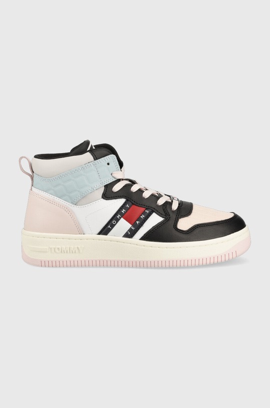 Tommy Jeans sneakers Tommy Jeans Retro Mid Basket piele multicolor EN0EN01964.PNZ