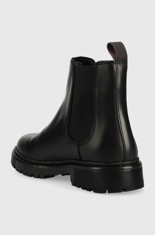 Cipők Tommy Jeans bőr bokacsizma Tommy Jeans Flat Chelsea EN0EN01986.BDS fekete