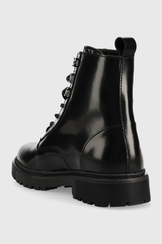 Obuwie Tommy Jeans workery skórzane Tommy Jeans Leather Lace Up EN0EN01988.BDS czarny