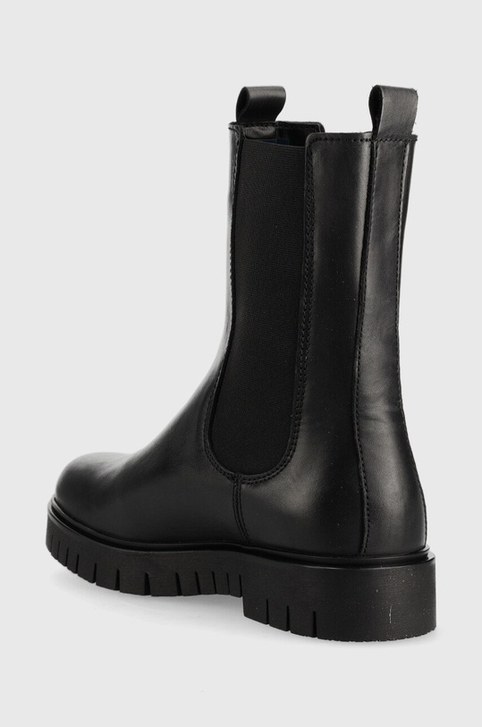 Παπούτσια Δερμάτινες μπότες τσέλσι Tommy Jeans Tommy Jeans Long Chelsea Boot EN0EN01990.BDS μαύρο
