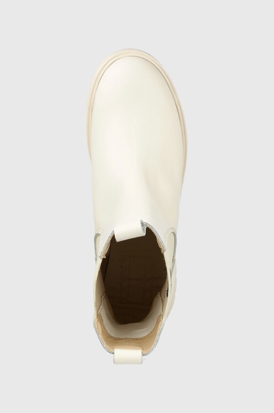 Tommy Jeans sztyblety skórzane Tommy Jeans Long Chelsea Boot beżowy EN0EN01990.YBI