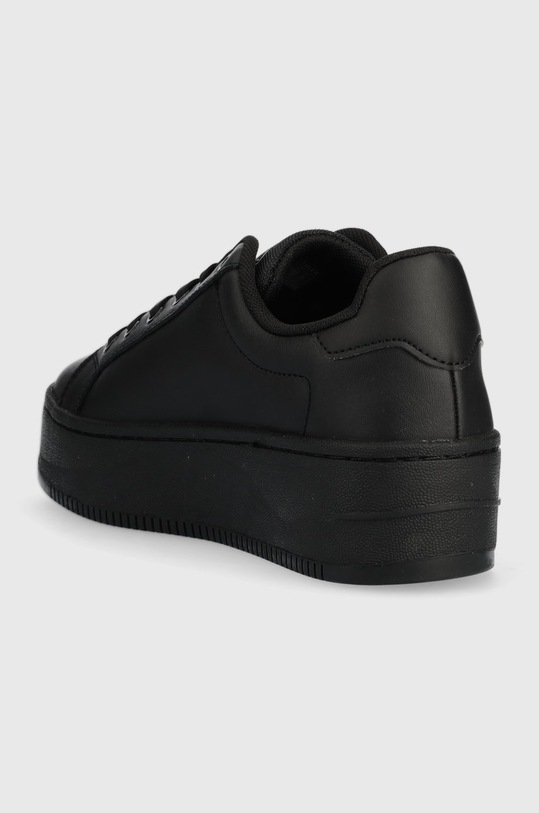 Obuwie Tommy Jeans sneakersy skórzane Tommy Jeans Flatform Ess EN0EN02043.0GK czarny