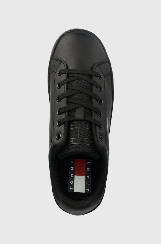 Tommy Jeans sneakersy skórzane Tommy Jeans Flatform Ess czarny EN0EN02043.0GK