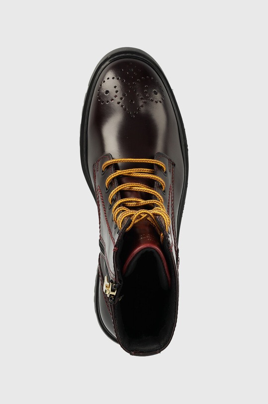 Kožené workery Gant Aligrey burgundské 25541390.G592
