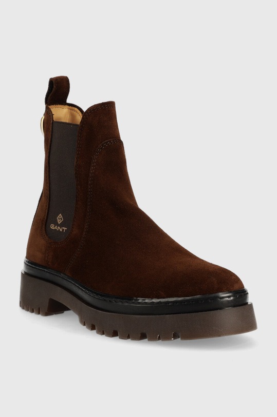 Велурени боти челси Gant Aligrey 25553389.G473 кафяв AW22