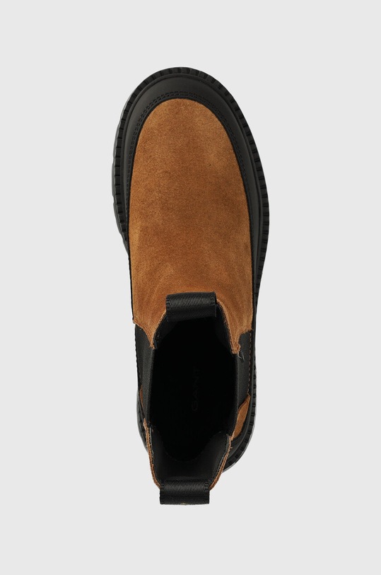 Gant botine din piele intoarsa Prepnovo maro 25553438.G45